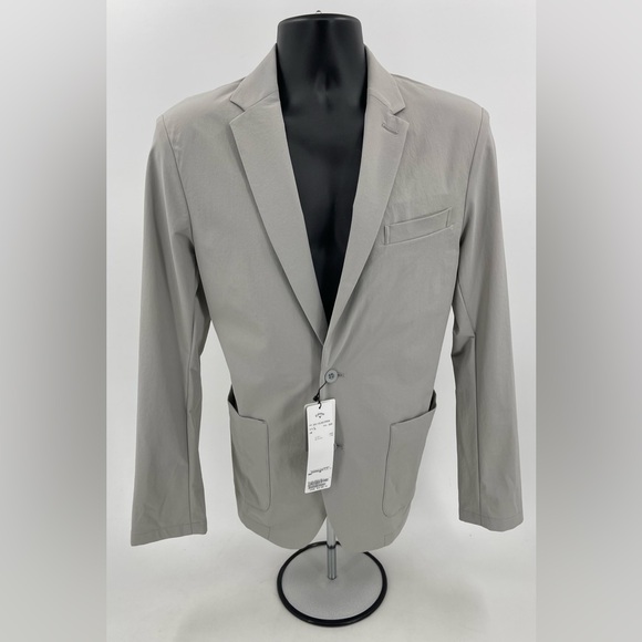 Callaway Grey Nylon Sport Coat Men’s Size L Made In Japan Import Exclusive NWT